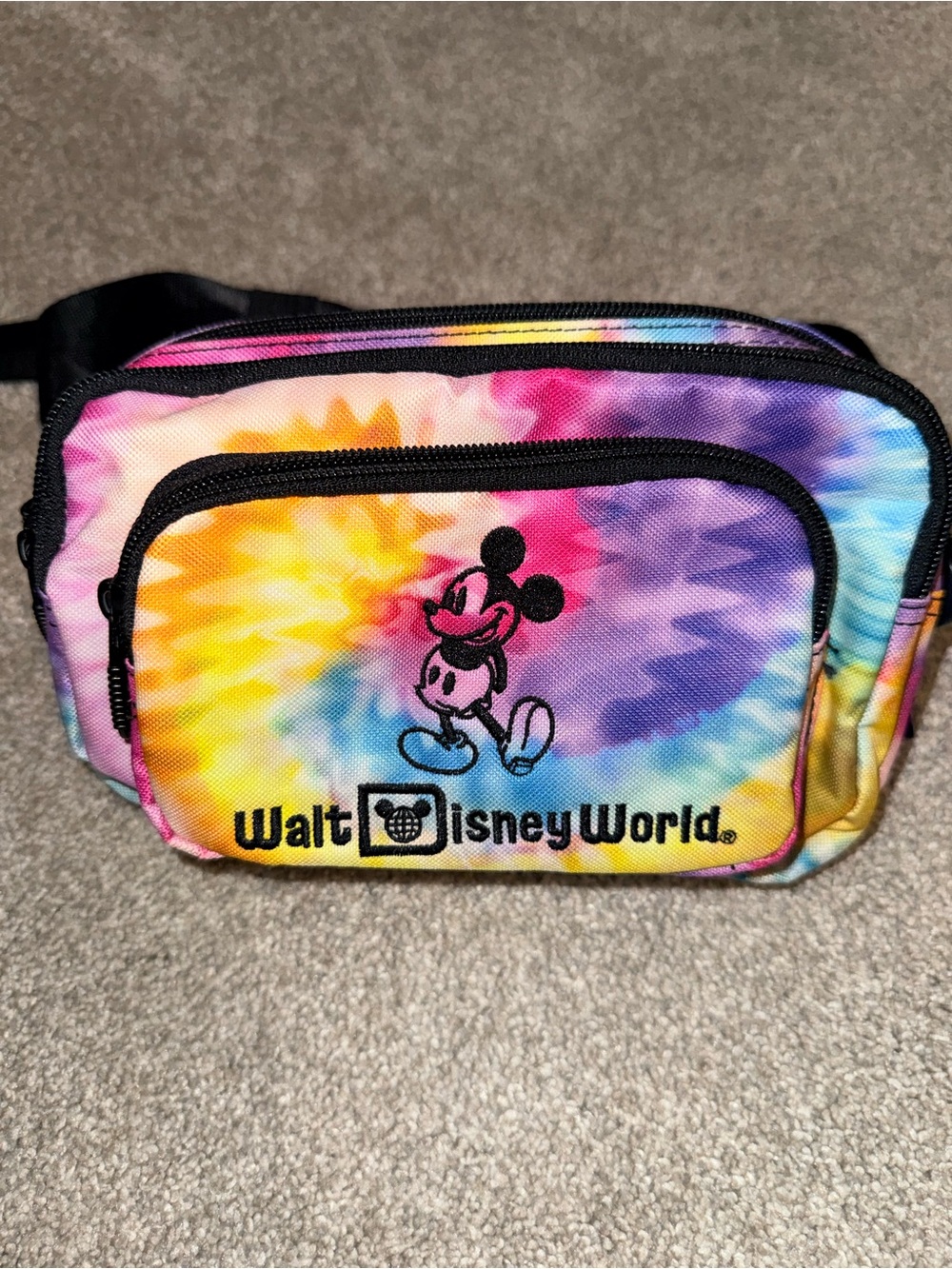 Disney World Tie-Dye Mickey Fanny Pack